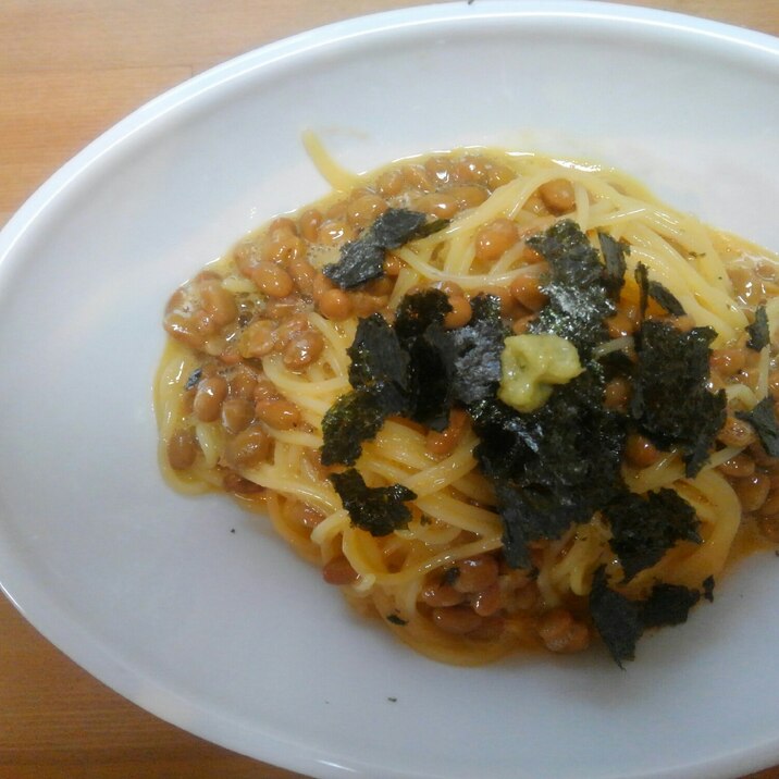 安くて簡単で美味しい 納豆スパゲッティー レシピ 作り方 By ふもふもたろう 楽天レシピ